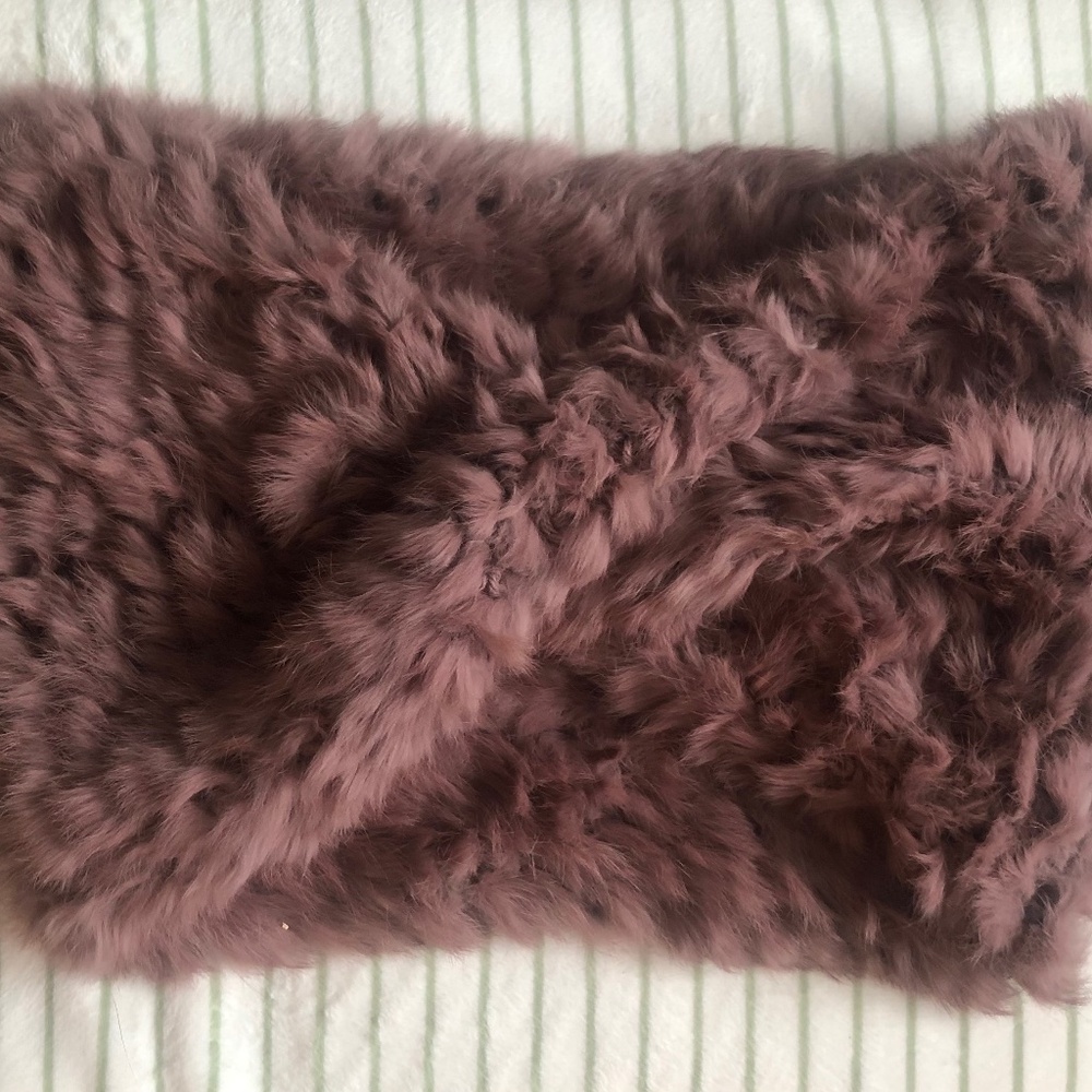 Real Rabbit Fur neck warmer